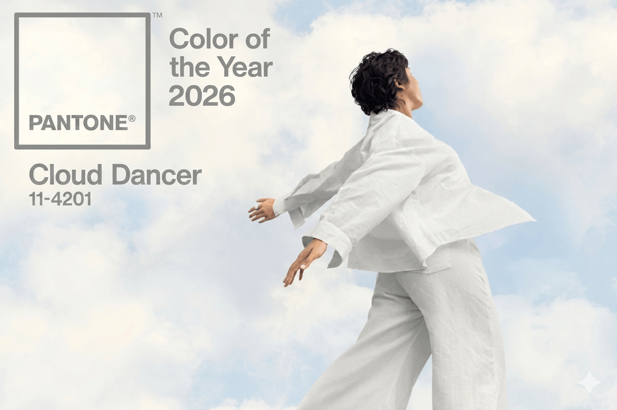 Color del año cloud Dancer