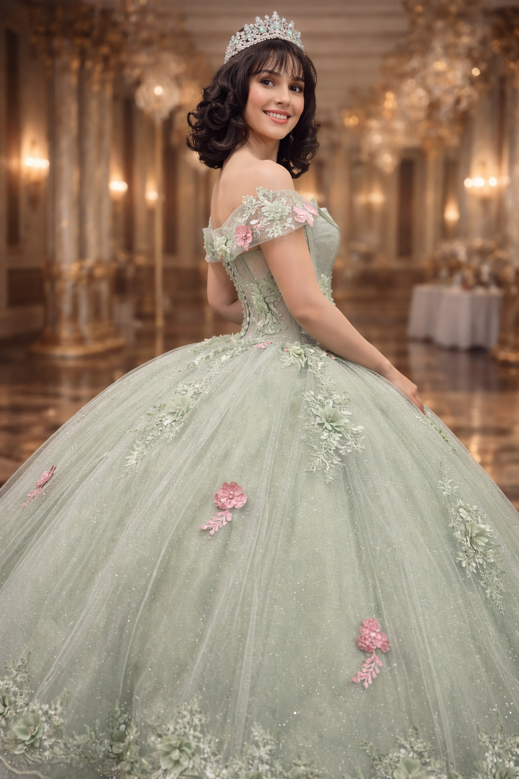 Vestido de XV Jade - Imagen 2