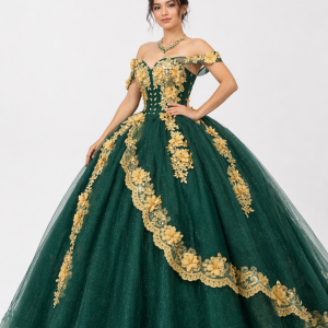 Vestido de XV Años Esmeralda